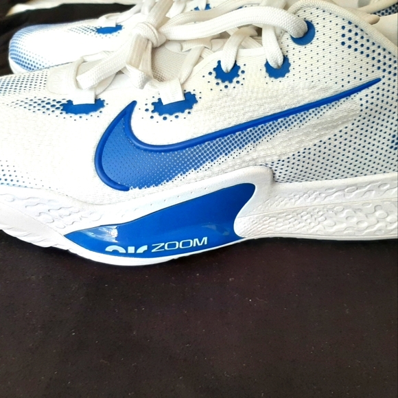 NWT 🏀 Nike Air Zoom BB NXT TB Promo White/ Game Royal size 15.5 - Picture 3 of 8